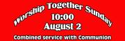 sunday worship 945&amp;11